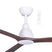 Martec Polo 52" DC WIFI Ceiling Fan with Remote Control - Matt Black/Walnut