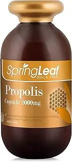 Spring Leaf 2000mg Propolis 365Caps - Relief Cold & Flu Symptoms - High Strength For Immune Support - Rich In Nutrition Vitamins & Minerals