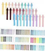 GARVALON Reading Strips Sticky Index Tabs 50 Pieces Decorative Sentence Markers Transparent Adhesive Ideal for Note-Taking
