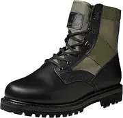[WIDEWAY] Men's Combat Jungle Boots Waterproof Goodyear Military Work Boots For Men Non Slip Ankle Boots Black Tactical Motorcycle Boots Shoes Men