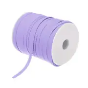 1/4 Inch Double Fold Bias Tape Continuous Bulk Bias Tape Light Purple 100 Yards