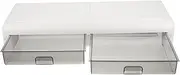 Desktop Monitor Riser with Drawer Ergonomic Computer Storage Stand for Home Office Height Display Rack for Improved Eye Health and Comfortable Posture