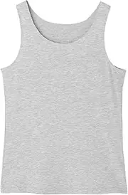 [Atsugi] 47210RS 47210RS Casual Tank Top, Non-See-Through, Thermal Compression at Neckline and Armholes, Tagless, Gray, S Regular