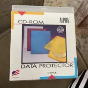 Vintage Alpha Enterprises CD-ROM Data Protector 10 Pack Made In USA