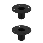 2 PCS Speaker Mount Mounts Iron Bottom Stand Bracket Speakers Stands