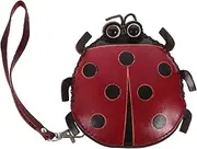 [CONGARTENO] 2pcs Fashion Wallet Ladybug Coin Purse Leather Material Zipper Design Perfect Present