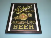ADAM SCHEIDT BREWING COMPANY FRAMED COLOR AD PRINT
