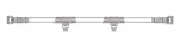 Metro MQL42-2S Stackable Shelf Ledge (Back) for MetroMax Q Industrial Plastic S
