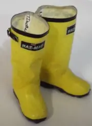 Dollhouse miniature handcrafted BIOHAZARD Science Hospital Boots shoes 1/12th