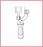 Feiyu Vimble C 3-Axis Stabilized Gimbal for Smartphones Action Cameras, White