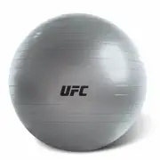 UFC 55cm Core Exercise Fitness Gym Yoga/Pilates Rubber Ball Fitball w/ Pump Grey