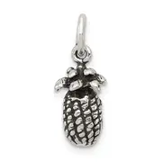 Sterling Silver Antiqued Pineapple Charm