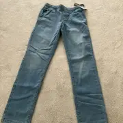 Buffalo David Bitton Parker Stretch Blue Jeans Kids Large 14-16 Youth Size New