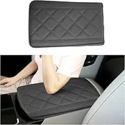 SXCY for 2025 Tucson Armrest Cover for Hyundai Tucson 2025 Accessories 2025 Tucson Limited Center Console Cover 2025 Tucson Middle Console Cover (Black Checkered Pad)