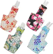 Bird Diaper, Bird Diaper, 4Pcs Cute Reusable Pigeon Fashion Practical Flight Suit with Bow for Parakeet Cockatiel Mini Macaw