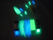 Glow in the dark paint kit for your lures hooks Bobbers