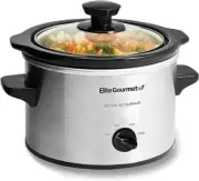 MST-250XW Electric Slow Cooker Ceramic Pot Adjustable Temp, Entrees, Sauces, ...