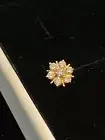 0.30 Cts Round Brilliant Cut Natural Diamonds Nose Stud In 750 18K Gold