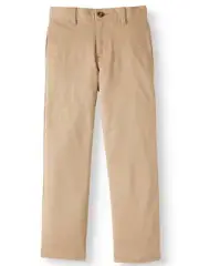 Wonder Nation Boys' Stretch Chino Straight Pants Size 14R with Scotchgard