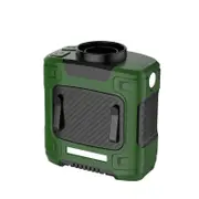 Catzon Portable Waist Fan 10000mAh Rechargeable Personal Fans Flashlight Waist Clip Fan for Gardening Worksite Outdoor-Green