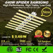 640W Plant LED Dimmable Grow Light Spider Bar 6x6ft Full Spectrum Indoor Grow