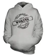 MADE IN WOKING UNISEX KIDS HOODIE BOYS GIRLS CHILDREN TODDLER GIFT CHRISTMAS
