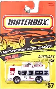 [Matchbox] NEW LOOK WHITE AUXILIARY POWER TRUCK BRIDGE & HIGHWAY #57