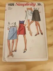 Vintage Simplicity Sewing Pattern 7026 Misses Set of Skirts in two Lengths