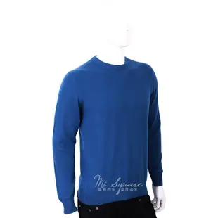 現貨熱銷-Andre Maurice 100%喀什米爾飽和藍圓領針織羊毛衫(男裝) 1740115-23