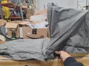 Sunhood Fabric with Wire/Clips and Lid for Carrycot Plus for Duet, Herringbone