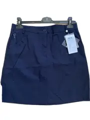 NWT Golfino Ladies Techno Stretch Golf Skort 8268922 580 Navy Sz 10 or 12 NEW