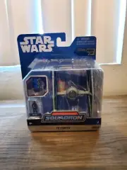 Star Wars Micro Galaxy Squadron TIE Fighter Vehicle with Pilot #00100 Series 1