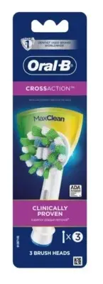 Oral-B Cross Action 3 Replacement Brush Heads Refill Pack