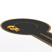 1/64 Scale Model Real Roads Fits Hot Wheels STYLE-2 Intersections & Cul-de-sacs