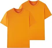 [Huata] Boys Girls T-Shirt Short Sleeve Crewneck Tee