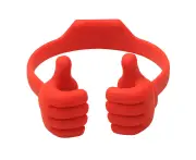 Momax Flexible Thumb Cell Phone Holder Tablet Holder for Desk-Red
