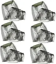 Kisangel 3sets Mosquito Bug Head Net for Outdoor Activities Mesh Hat Portable Bee Netting 6pcs*3