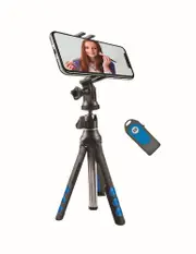 Vivitar 7-in-1 Streaming Wireless Tripod Stand Mount Selfie Stick Phone Holder