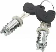 Piaggio Genuine OEM Ignition Seat Keys lock cylinder tumblers Set Without Transponder for Piaggio Fly, Liberty, Typhoon ZIP for Derbi Boulevard 50 125 150 5735125, 573512