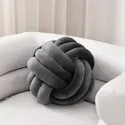 Soft Knot Ball Pillows,Round Throw Pillow Cushion Home Decoration Plush Pillo...