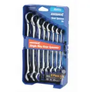 Kincrome Single Way Gear Spanner Set 8 Piece Metric K3100