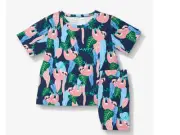 Peter Alexander Jnr Girls Sloth PJ Set Size 2 - BNWT