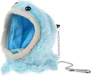 PEPLAYTAL Pet Hanging House Hammock for Small Animals Cartoon Octopus Design Warm Comfortable Nest for Hamsters Guinea Pigs and More Base for Cold Days