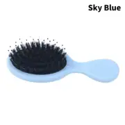 1PC Oval Boar Bristle & Nylon Hair Comb Mini Anti-Static Hair Scalp Massage Comb