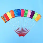 12 Pcs Dancing Streamers Gym Dance Ribbon Silk Dancing Ribbons
