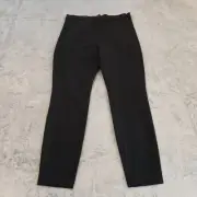Banana Republic Devon Legging Ankle Pants Womens Size 10 Black Side Zip New