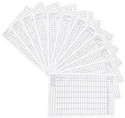 Totority Competition Supplies Pcs Golf Scorecards Coated Paper Record Card Compact Lightweight