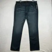 NWT Joe's Men's Brixton Slim Straight Leg Strech Sz 36 Blue Denim Jeans (38x34)