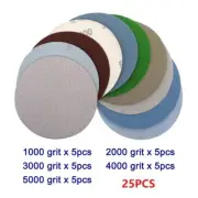 Achieve Precise and Smooth Grinding with 5 Inch Sandpaper Discs 25 Pack