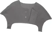 Holibanna Warm Shoulder Vest Comfortable Shoulder Protector Support Capelets for Women Warm Shoulder Brace Shoulder Supply Shoulder Protection Warmer Daily Use Shoulder Warmer Velvet Grey